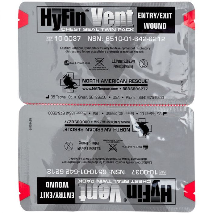 NAR - Hyfin Vent Chest Seal Twin Pack