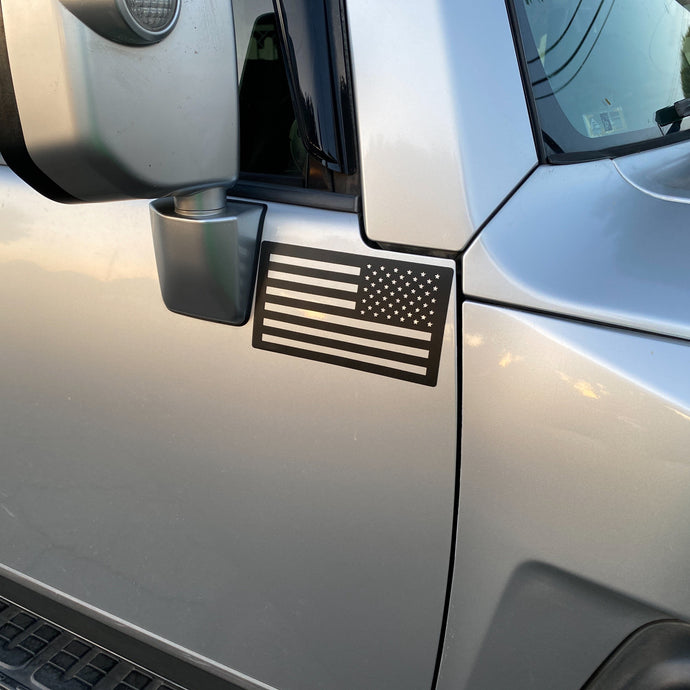 American Flag Magnet on FJ Cruiser