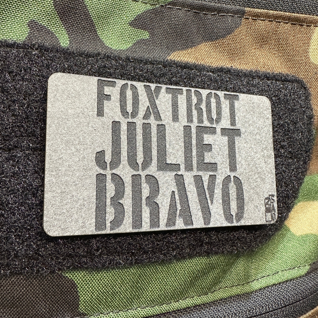 SAO - Foxtrot Juliet Bravo Morale Patch