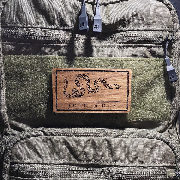 Join, or Die wood morale patch