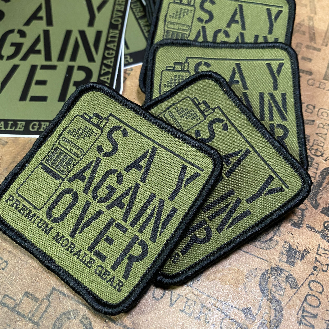 SAO - Say Again Over Woven Morale Patch